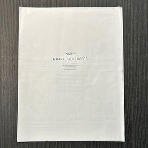 Kanye West Opera Program - White